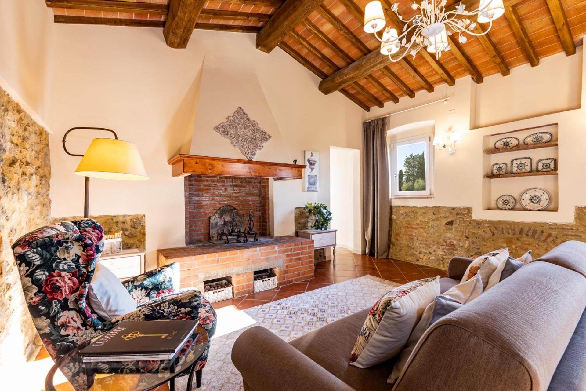 Gorgeous Villa Peccioli, With Private Pool, Ac, Wifi Legoli Kültér fotó