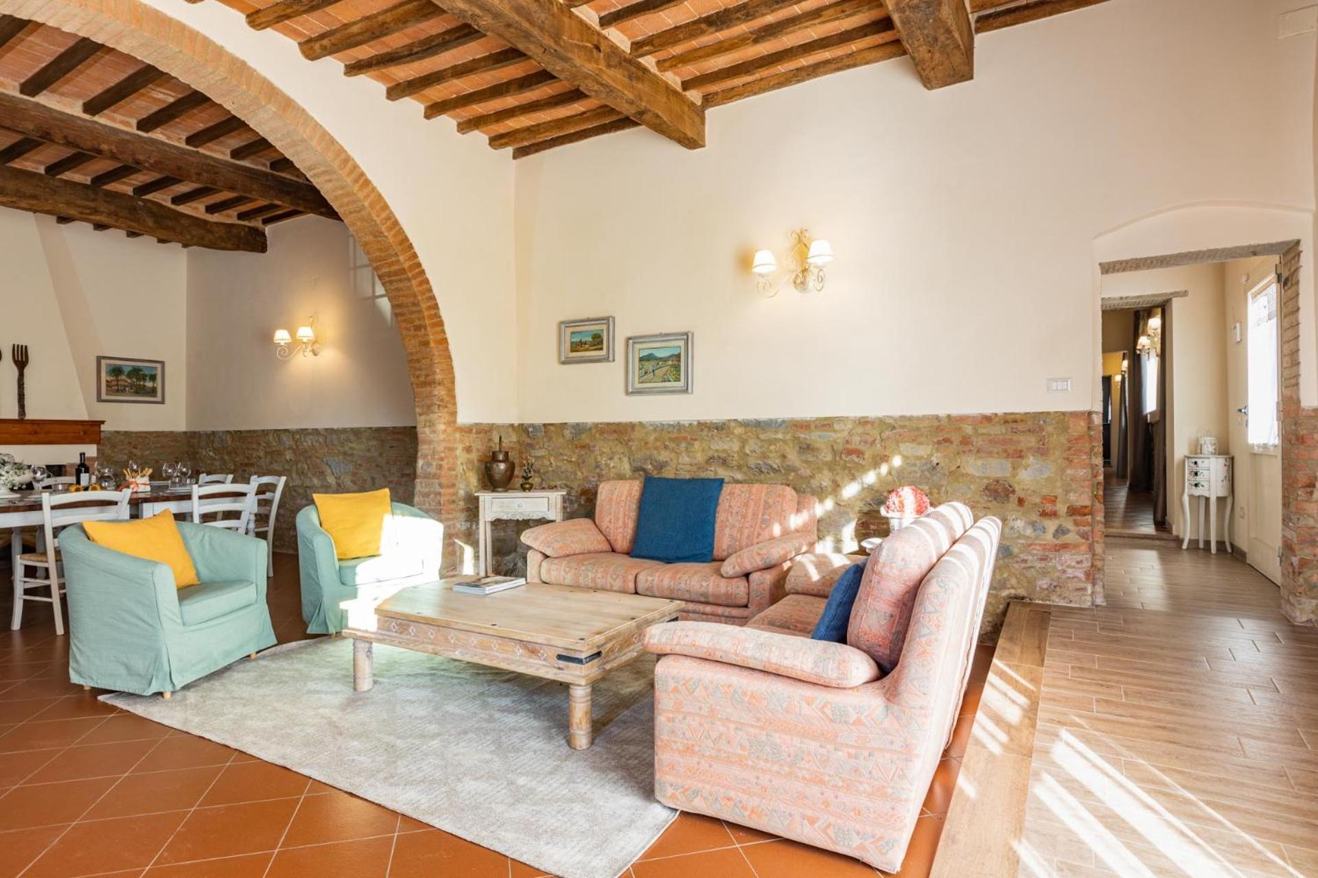 Gorgeous Villa Peccioli, With Private Pool, Ac, Wifi Legoli Kültér fotó